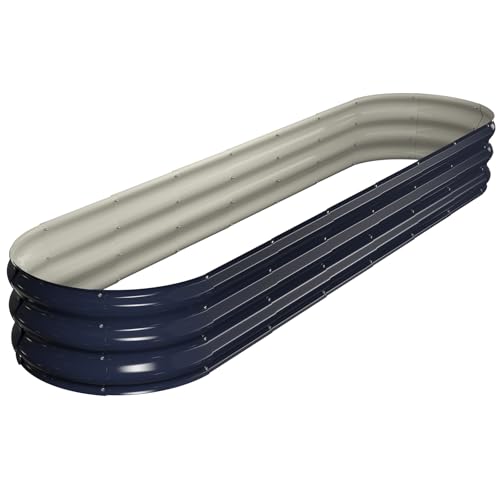 4x2x1 ft Galvanized Metal Raised Garden Bed Kit O77049