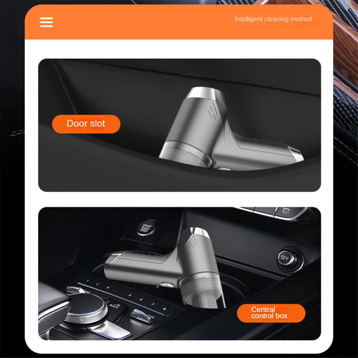 12000PA Wireless Handheld Car Vacuum Cleaner X7262