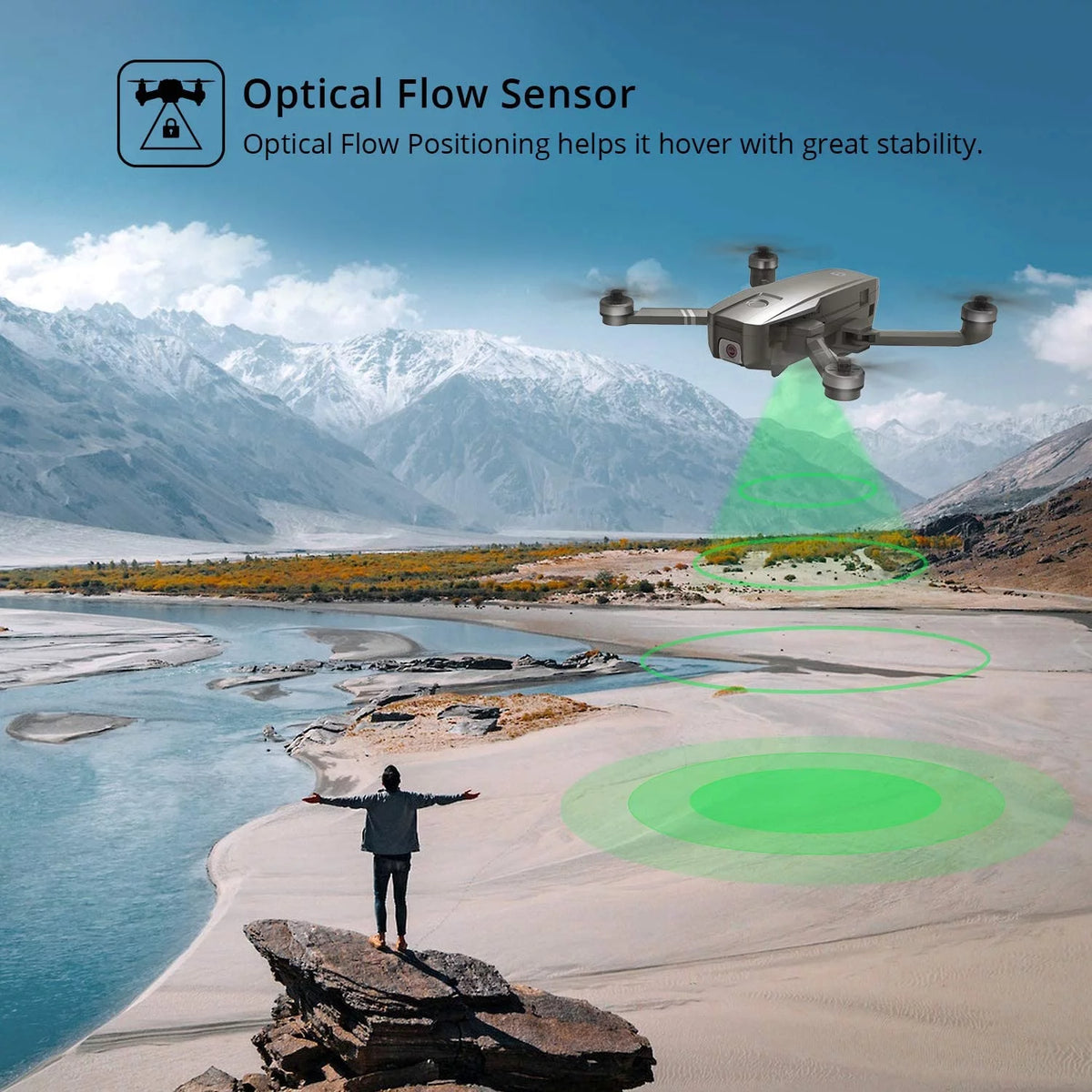 Foldable GPS 4K UHD Camera Drone with 2 Batteries G4401