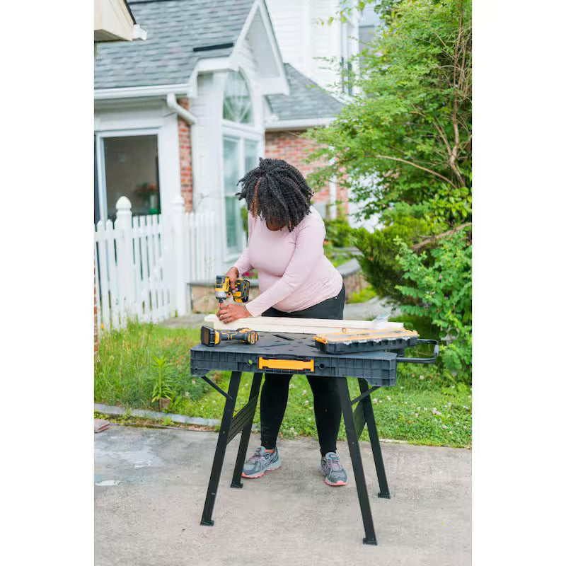 Plastic Folding Sawhorse Workbench N77540