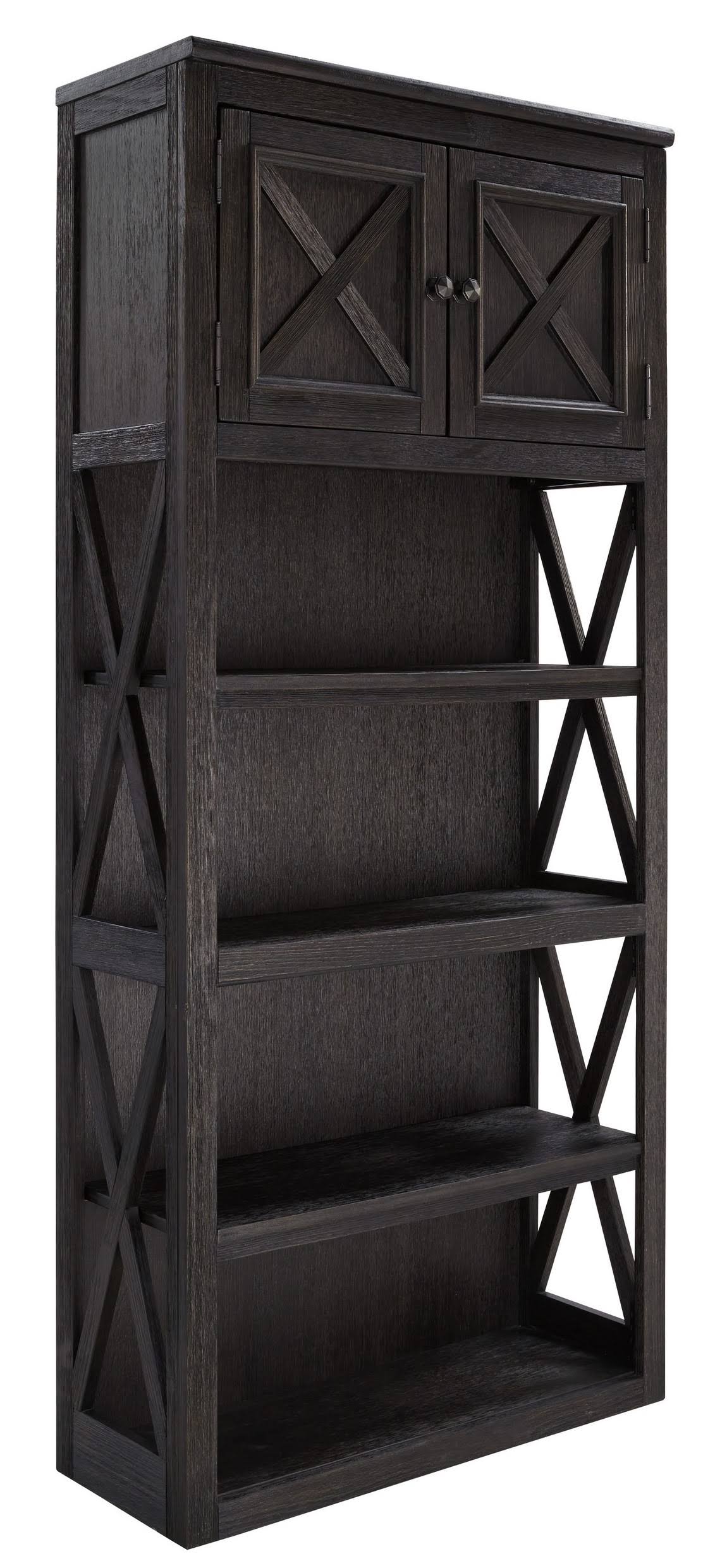 Black Large Bookcase C1434
