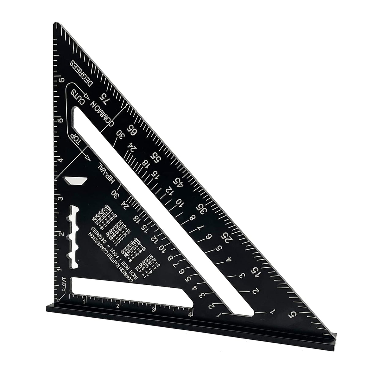 7 inch Aluminum Alloy Triangle Ruler Carpenter Square G48879